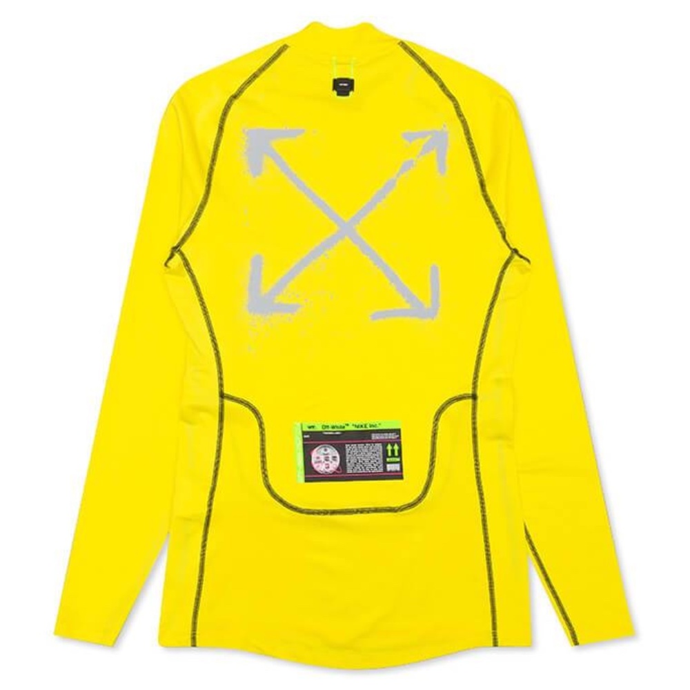 NIKE X OFF-WHITE PRO MEN'S LONG-SLEEVE TOP